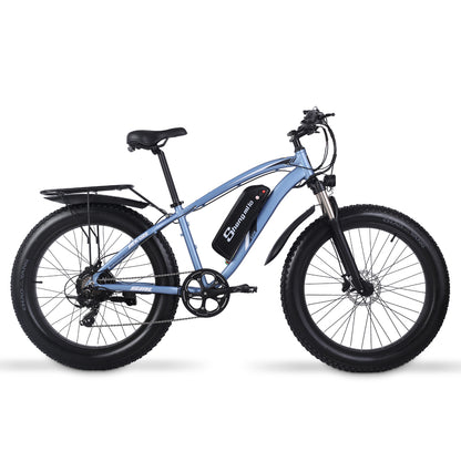 Shengmilo MX02S 26-дюймовый электрический велосипед 1000W Мужская гора Велосипедный велосипед 48V17Ah литиевая батарея 4.0 жирная шина E-bike гидравлическая Диск тормоз