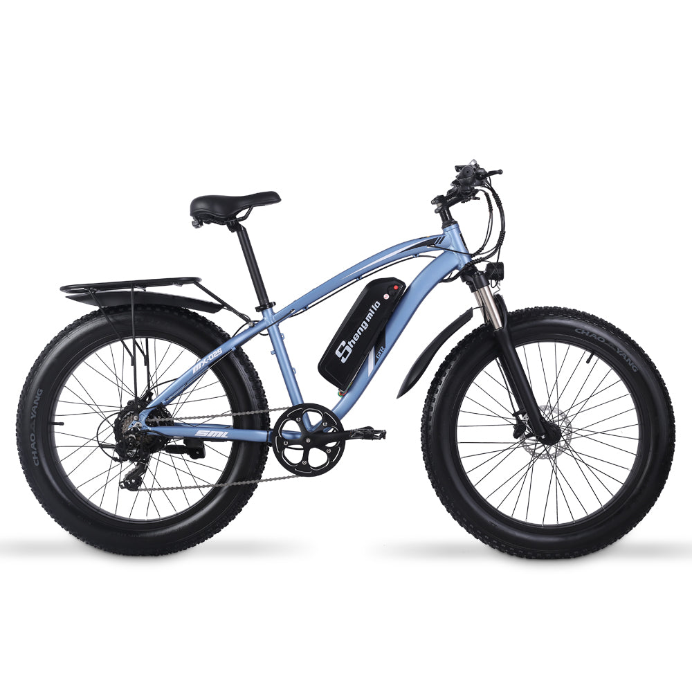 Shengmilo MX02S 26-дюймовый электрический велосипед 1000W Мужская гора Велосипедный велосипед 48V17Ah литиевая батарея 4.0 жирная шина E-bike гидравлическая Диск тормоз